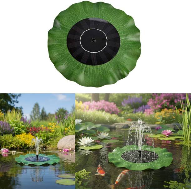 Homehop 12 V solar lotus leaf fountain pump with panel