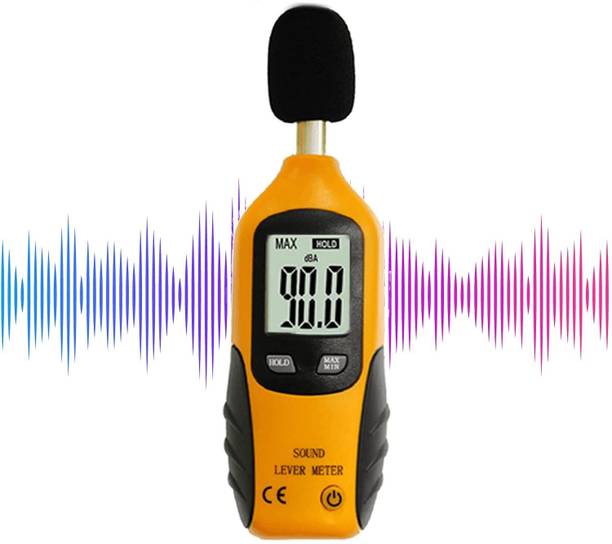 Real Instruments Digital Sound Noise Level Meter Decibel Tester Audio Volume Measuring Instrument Sound Meter