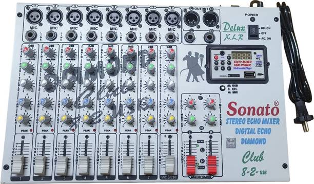 Sonato PA Mixers 8-2-USB Analog Sound Mixer