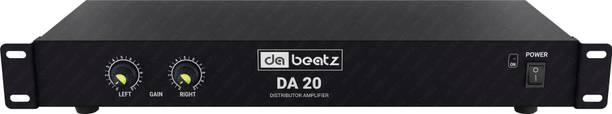 Da.Beatz. DA 20 Distributor Amplifier for Party, DJ Disco, and Other Ocassions, DJ Mixer Analog Sound Mixer