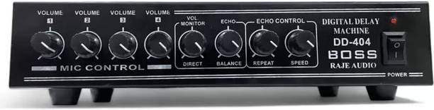 soundcraft Arje Audio Boss Analog Echo Mixer DD-401(Black) Analog Sound Mixer