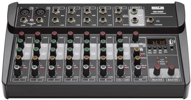 Ahuja FMX 108DP with In-built Recording, Audio Interface, Bluetooth, Echo and USB Analog Sound Mixer