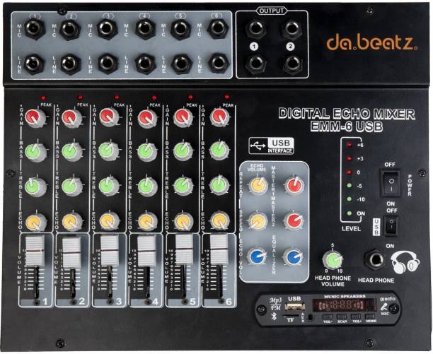 Da.Beatz. DBMX06CHB Analog Sound Mixer