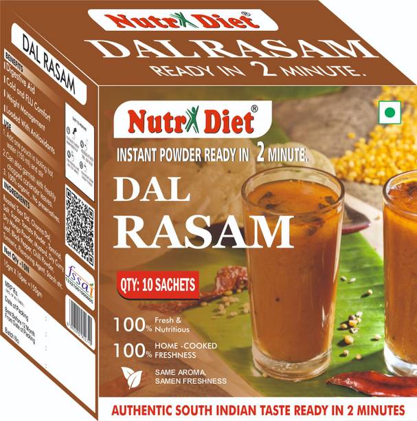 Nutridiet NUTRI DIET INSTANT DAL RASAM READY IN 2 MIN 1 BOX= 10 CUPS