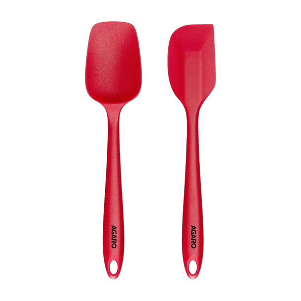 AGARO Delux Silicone Spatula Set of 2, Mixing Spatula
