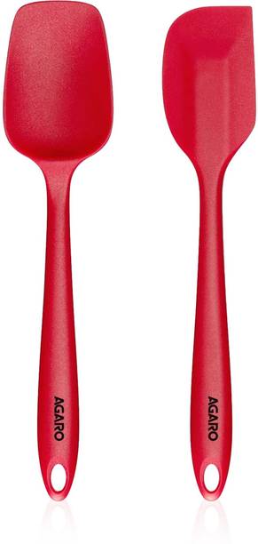 AGARO Delux Silicone Spatula Set of 2, Mixing Spatula