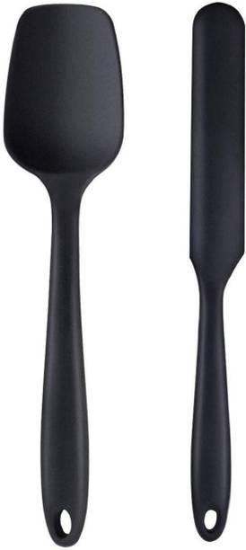 ZUCLLIN silicone spoon spatula & butter knife set for kitchen Non-Stick Spatula