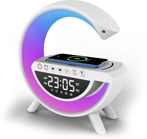 SnapUp Groove G RGB Lights Wireless Charging Alarm 5-In-1 Playback TYPE C BOOM SOUND 5 W Bluetooth Speaker
