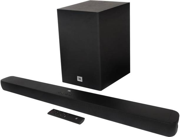 JBL Cinema SB180, Wireless Subwoofer for Extra Deep Bass with Remote HDMI 220 W Bluetooth Soundbar