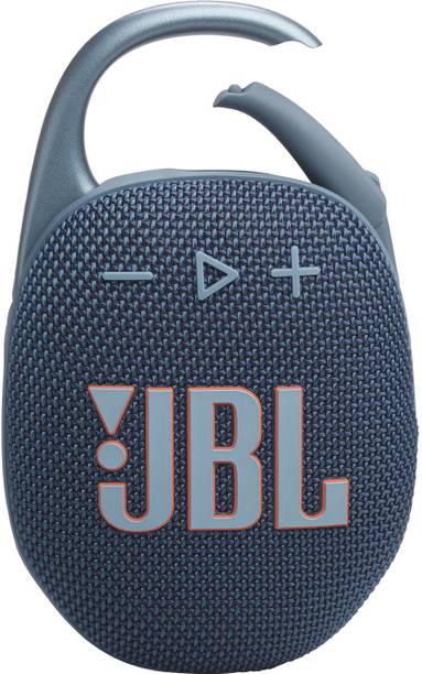 JBL Clip 5 with 12hrs of Playtime,Pro Sound, Integrated Carabiner,Dust & Waterproof 7 W Bluetooth Speaker