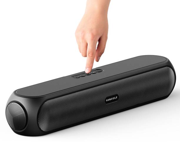 GOBOULT Bassbox X20 with 20Watt Bass Boosted, 6Hrs Battery, Dual Dynamic Drivers, 5.4v 20 W Bluetooth Soundbar