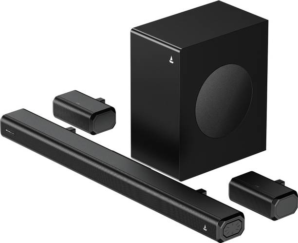 boAt Aavante Prime 5.1 5000D, Cinematic Dolby Audio, EQ Modes, Remote Control 500 W Bluetooth Soundbar