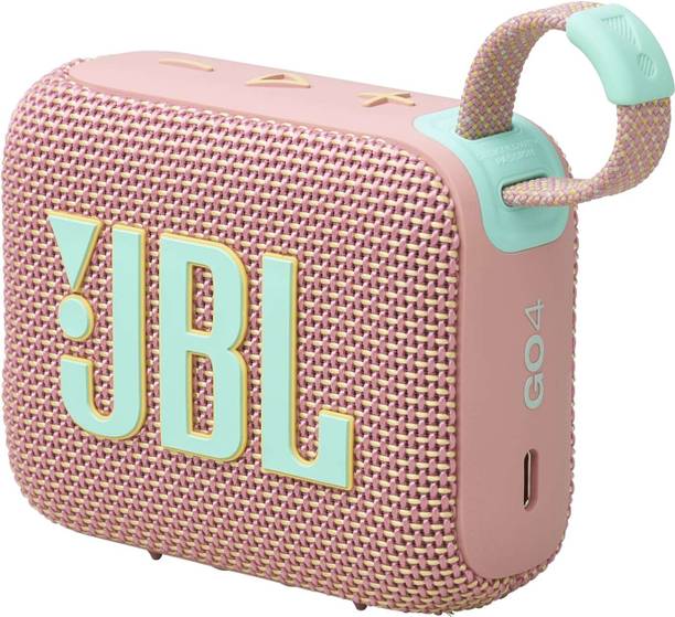 JBL Go 4, Wireless Ultra Portable, Pro Sound,Water & Dust Proof 4.2 W Bluetooth Speaker