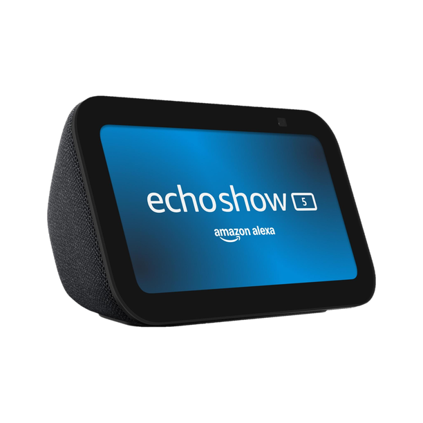 Alexa Echo Show 5 | Smart display with Alexa, 2x bass & camera for home monitoring with Alexa Assistant Smart Speaker