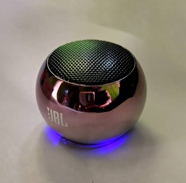 EVF Mini Wireless Bluetooth Speaker with Heavy Metal Electroplating Round Speaker 5 W Bluetooth Car Speaker