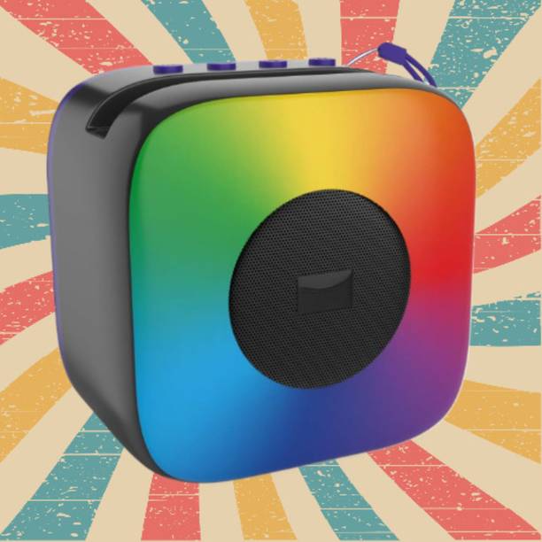 YAROH 71v_Sonic 12W RGB Outdoor Bluetooth Speaker - Your Portable Party Powerhouse! 10 W Bluetooth Conference Speaker
