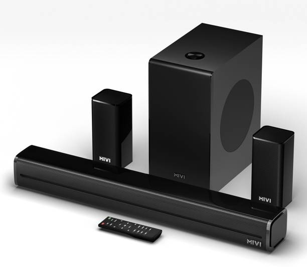 Mivi Fort Sonic 400 Soundbar, 5.1 Channel, Multi-Input and EQ Modes, BT v5.3 400 W Bluetooth Soundbar