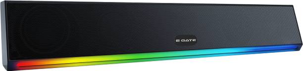 Egate C 222 RGB Light | Upto 24 Hrs Playback 3600mAh | Dual Drivers & Passive Radiator 24 W Bluetooth Soundbar