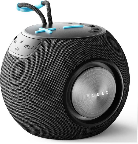 Boult Bassbox Q10 with 10W Bass Boosted, Compact Design, Dual Passive Radiator, 5.4v 10 W Bluetooth Speaker