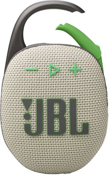 JBL Clip 5 with 12hrs of Playtime,Pro Sound, Integrated Carabiner,Dust & Waterproof 7 W Bluetooth Speaker