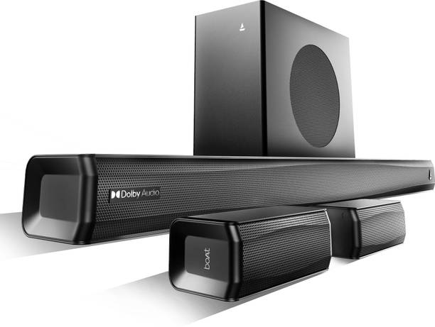 boAt Aavante Prime 5.1 7050D, Dolby Audio,Wireless Satellites,EQ Modes,Remote Control 700 W Bluetooth Soundbar