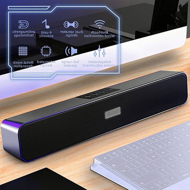 ZXTMUZK Dual-Speaker Multimedia Radio Bluetooth Audio Support TF Card/U Disk 01 16 W 16 W Bluetooth Gaming Speaker