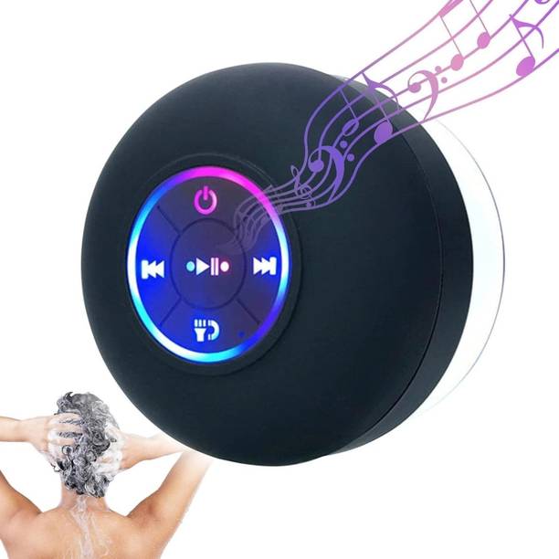 MILICRYSTAL Compact Wireless Waterproof Speaker for Shower, Pool, Outdoor 3 W Bluetooth Gaming Speaker