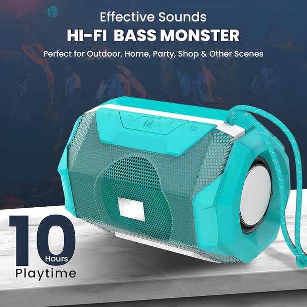 MSNR Portable Speaker Quality Fashionable RGB LED Light Design USB,TF,SD,FM Radio-A1 5 W Bluetooth Gaming Speaker