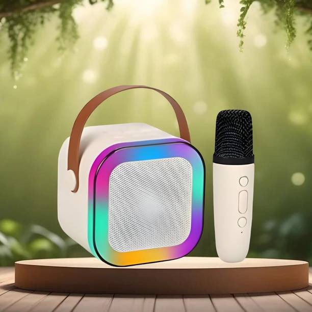 SACRO K12 Bluetooth Speaker with wireless Karaoke Mic, Voice Effects BT5.1/TF CardS315 10 W Bluetooth Gaming Speaker