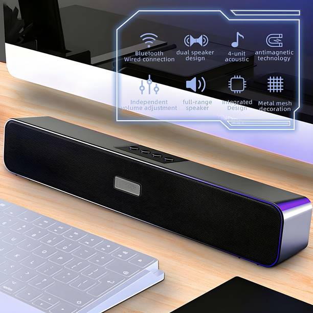 fanishfashion Dual-Speaker Multimedia Radio Bluetooth Audio Support TF Card/U Disk 01 16 W-1 16 W Bluetooth Gaming Speaker