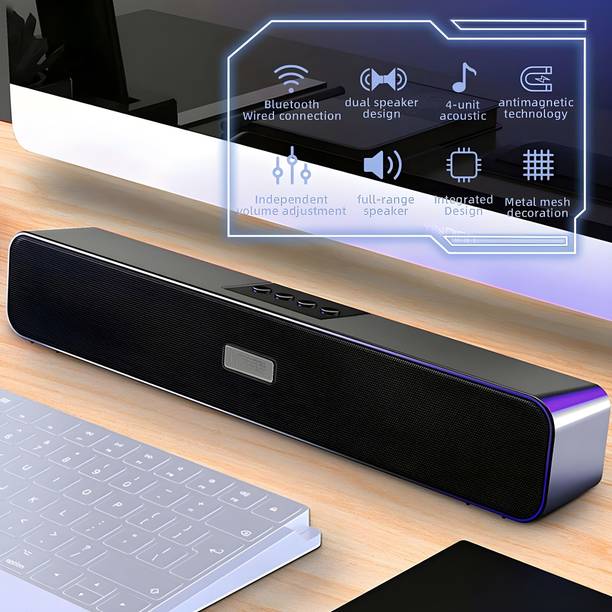 fanishfashion Dual-Speaker Multimedia Radio Bluetooth Audio Support TF Card/U Disk 01 16 W-1 16 W Bluetooth Gaming Speaker