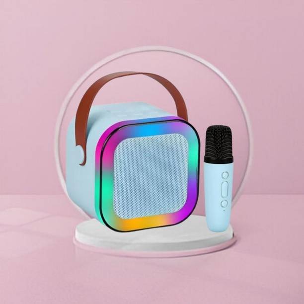 SACRO K12 Bluetooth Speaker with wireless Karaoke Mic, Voice Effects BT5.1/TF CardD486 10 W Bluetooth Gaming Speaker