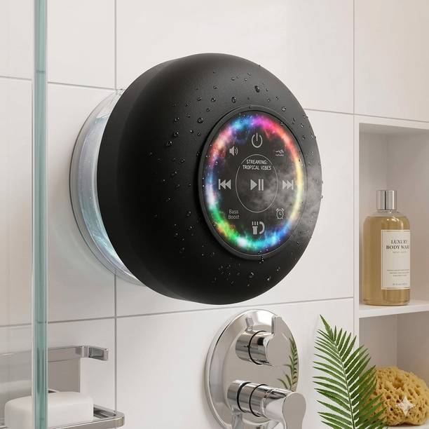 MILICRYSTAL Mini Waterproof Bluetooth Speaker for Bathroom 3 W Bluetooth Gaming Speaker