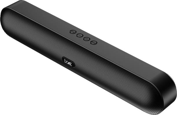 boAt Aavante Bar 480/490, Free Music on JioSaavn, 7H Battery, Dual Full Range Drivers 10 W Bluetooth Soundbar