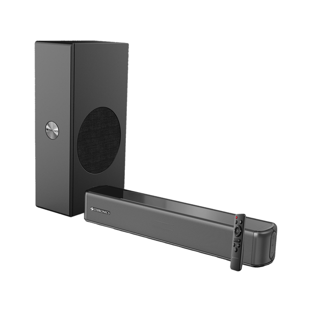 ZEBRONICS 4050 compact with (4'') subwoofer and Wall mountable 75 W Bluetooth Soundbar