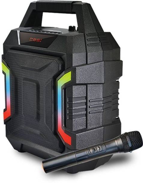 Zync Karaoke With Wireless Mic,RGBLights,USB/AUX ,10HrsPlaytime Outdoor & IndoorParty 32 W Bluetooth Home Audio Speaker