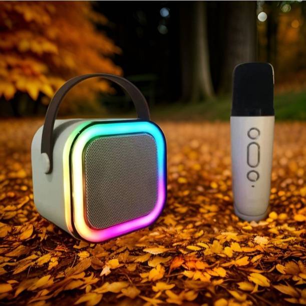 AltajTn G5_K12Wireless karaoke mic speaker with Bluetooth compatibility and RGB lights 5.6 W Bluetooth Home Audio Speaker