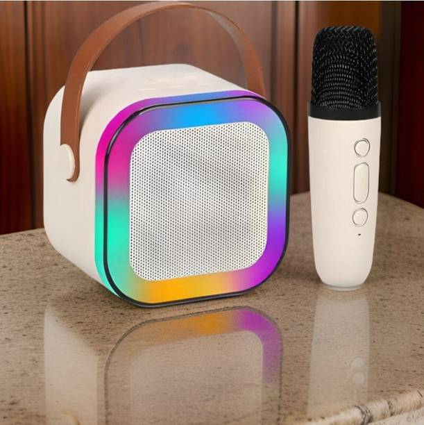AltajTn G35_K12Wireless karaoke mic speaker with Bluetooth compatibility and RGB lights 5.6 W Bluetooth Home Audio Speaker