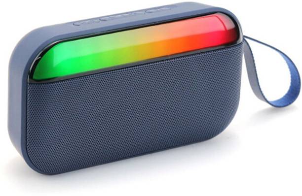 XVEP BS-56 Colourful LED Light Music Speaker With Full Power Sound Bass 10 W Bluetooth Home Audio Speaker