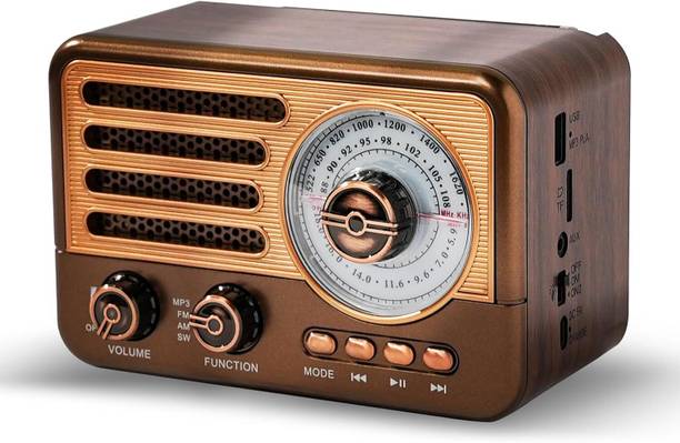 CASON FR22 FmRadio for Home with Speaker,Vintage Radio with USB Bluetooth-Retro Radio 8 W Bluetooth Home Audio Speaker