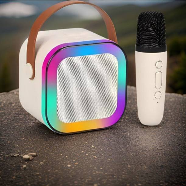 Raptor Karaoke Speaker K12: Party POP Wireless Bluetooth Speaker with Mic, RGB 641 10 W Bluetooth Home Audio Speaker