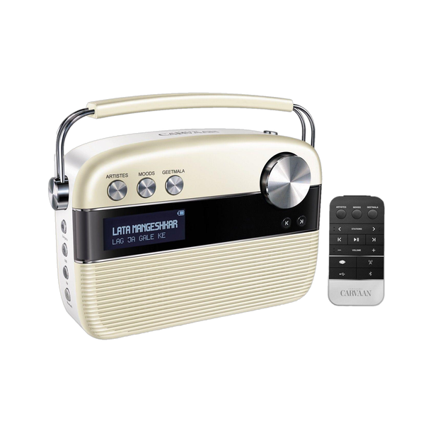 SAREGAMA Carvaan Hindi - Portable Music Player with 5000 Preloaded Songs, FM/BT/AUX 10 W Bluetooth Speaker