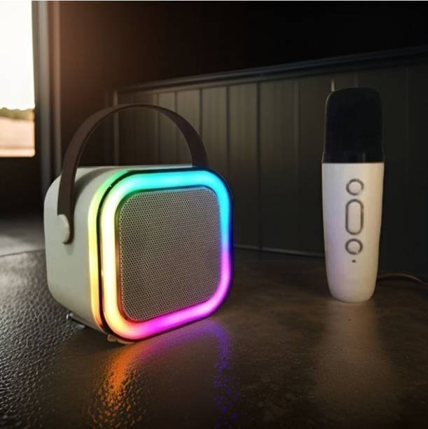 Raptor Karaoke Speaker K12: Party POP Wireless Bluetooth Speaker with Mic, RGB 665 10 W Bluetooth Home Audio Speaker