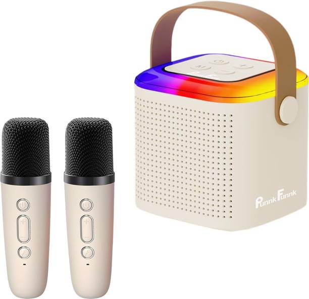 PunnkFunnk Mini Vocal Wireless Karaoke Speaker – Perfect for Parties & Events 10 W Bluetooth Home Audio Speaker