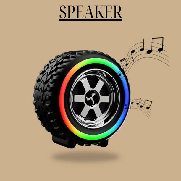 Clairbell DJ BOX Tyre Bluetooth Speaker Powerful Sound,Indoor &Outdoor with RGB LightXO321 12 W Bluetooth Party Speaker