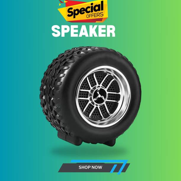 Clairbell DJ BOX Tyre Bluetooth Speaker Powerful Sound,Indoor &Outdoor with RGB LightXO272 12 W Bluetooth Party Speaker