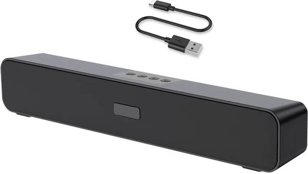 ZSIV Bluetooth 5.1 Wireless Soundbar Speaker with 2200 mAh Battery, ABS Material 16 W Bluetooth Gaming Speaker