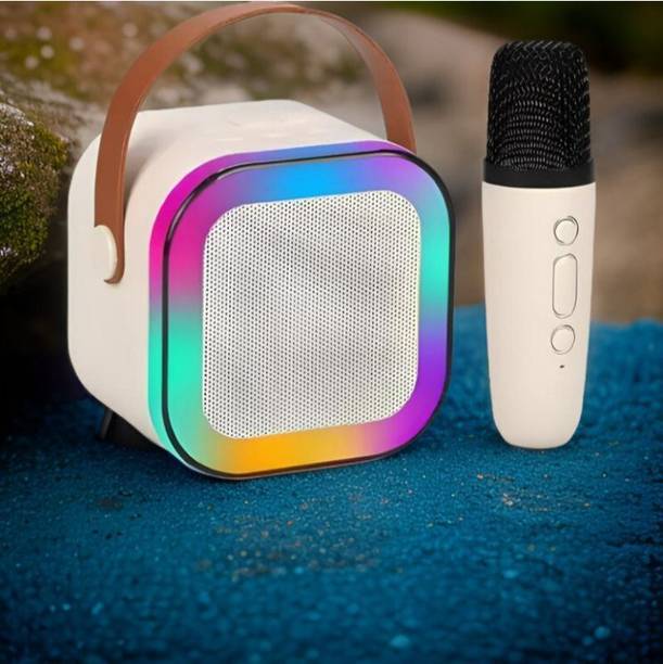 Raptor Karaoke Speaker K12: Party POP Wireless Bluetooth Speaker with Mic, RGB 606 10 W Bluetooth Home Audio Speaker