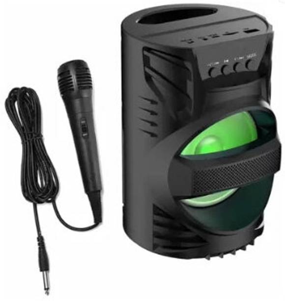 RECTITUDE Best Quality Speaker with Mic Led 10 W Bluetooth Home Audio Speaker