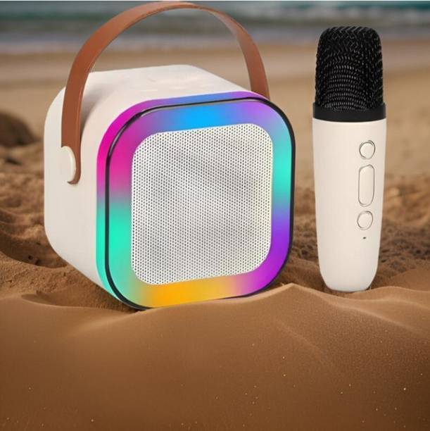 NHOUSE M13_k12 Wireless Karaoke Mic Speaker: K12 with RGB, 5W Bluetooth 10 W Bluetooth Home Audio Speaker